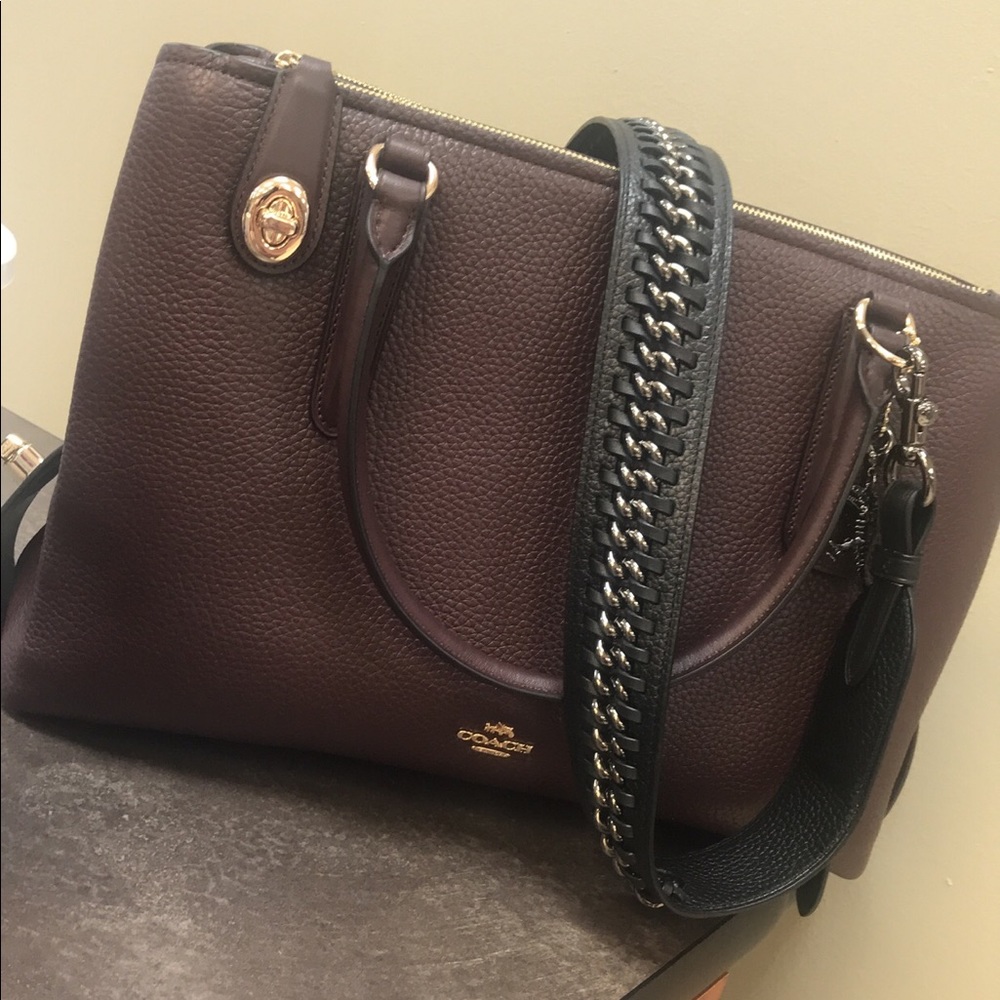 Maroon Coach bag
